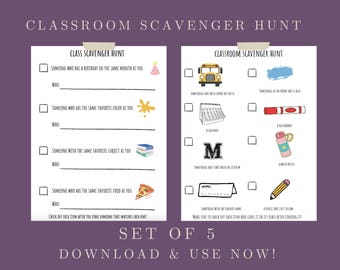 Classroom Scavenger Hunt, Scavenger Hunt for Kids, Classroom Activities, Elementary Activities, Get to Know me Games, Scavenger Hunt