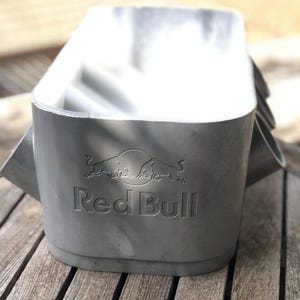 RED BULL cooler, shape of an engine.