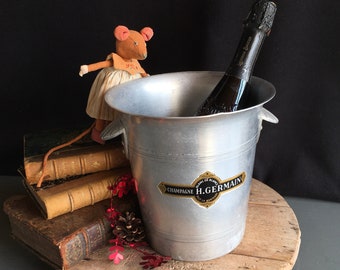 Seau à champagne Pierre Casenove pour La Rochere France des années 1980 - En vente sur France