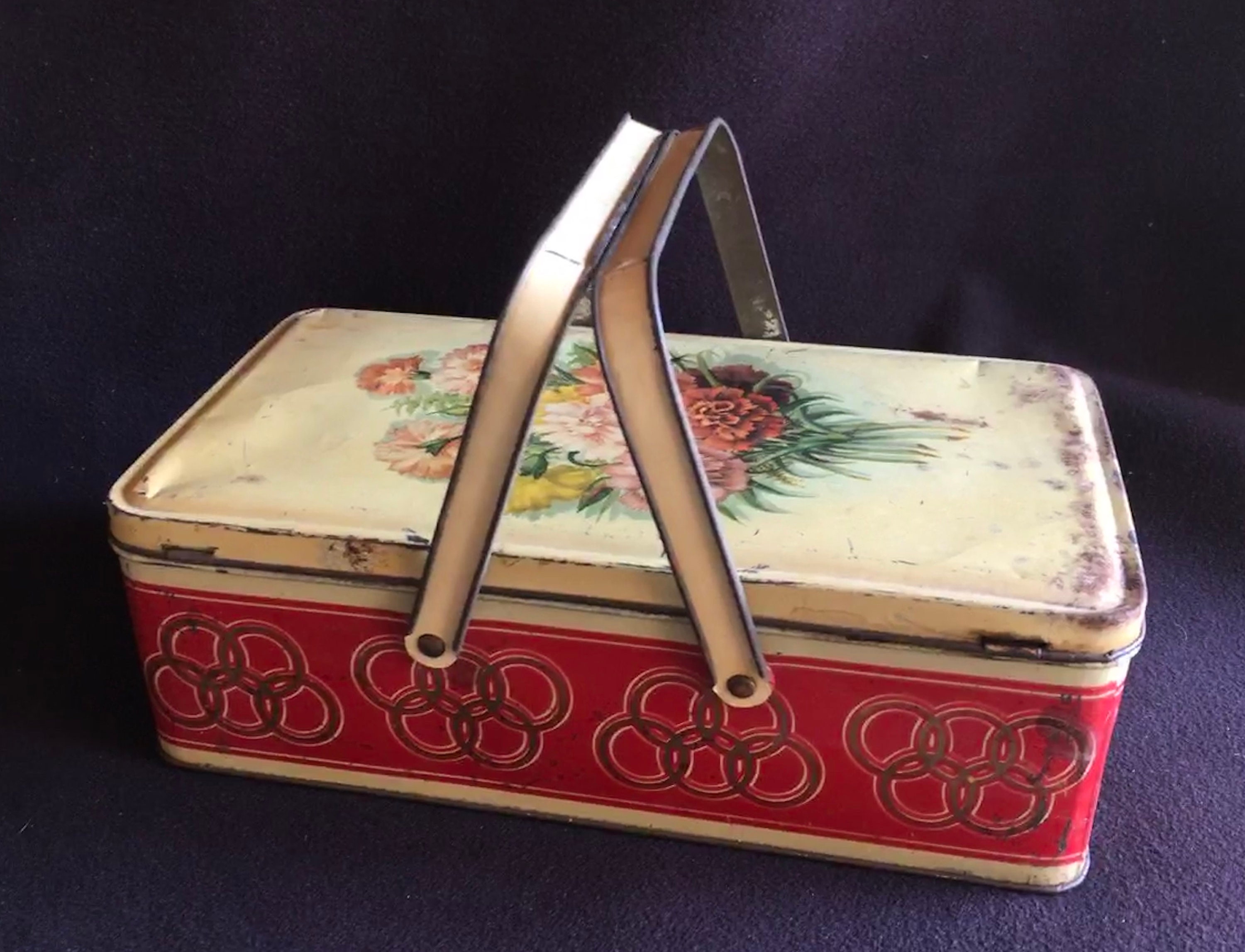 Scatola Metallica Vintage Rettangolare 18.8x13.8x3.8cm - Per Gioielli, The, Candele, Fai Da Te - Foto 6