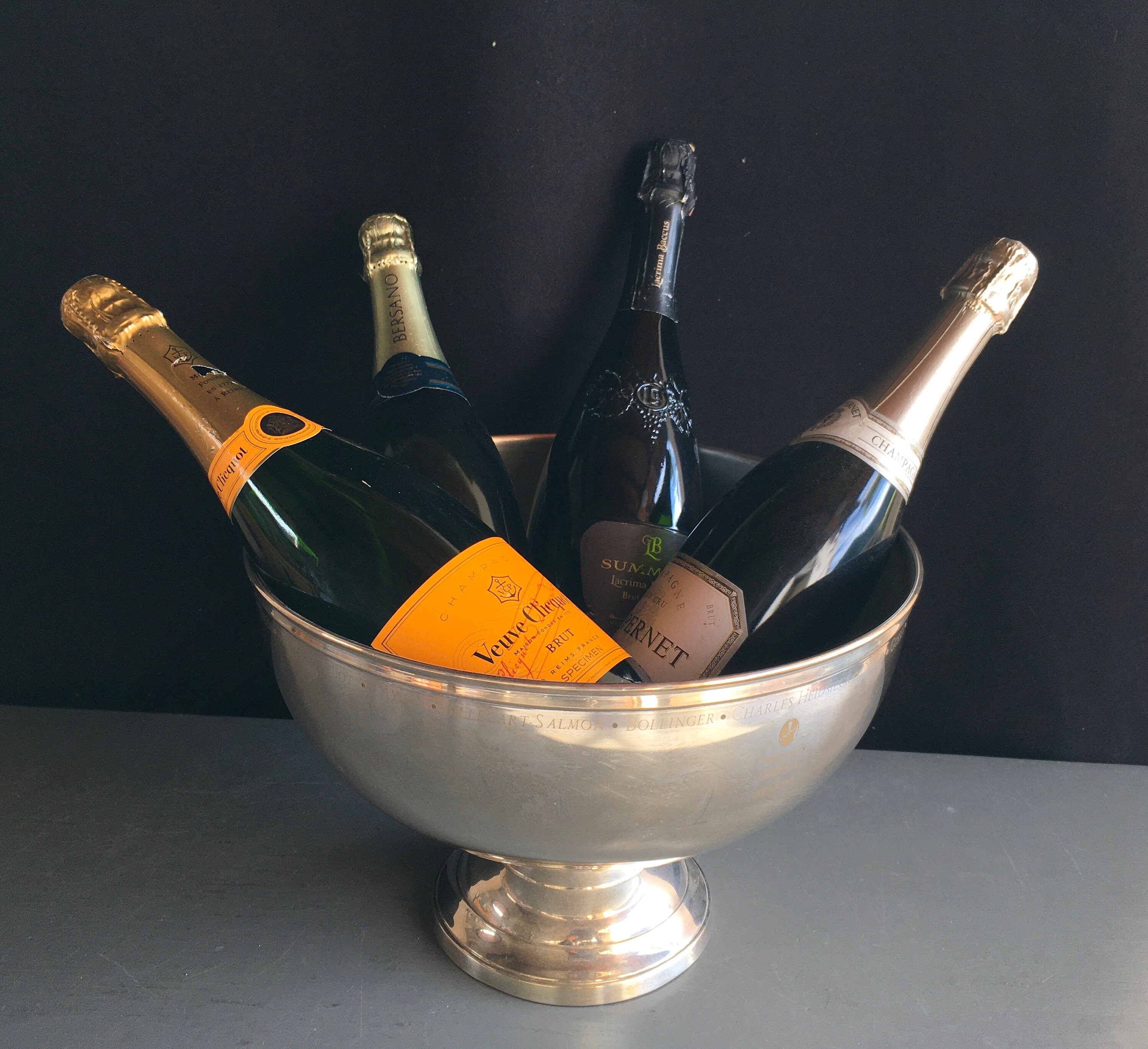 Dom Pérignon Champagne Vasque (ice bucket) by Szekely, TV & Home