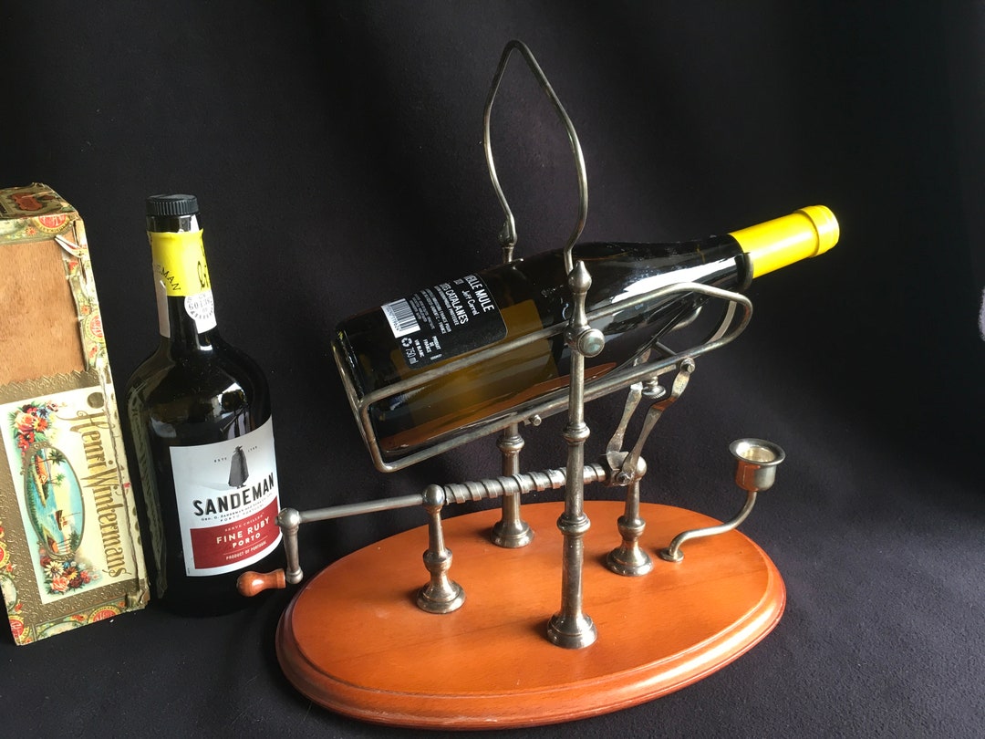 Vintage MECHANICAL Decanter CRADLE for PORT or Precious Aged Red Wines