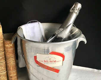 本物のヴィンテージBOLLINGERシャンパンクーラー、アイスバケツ