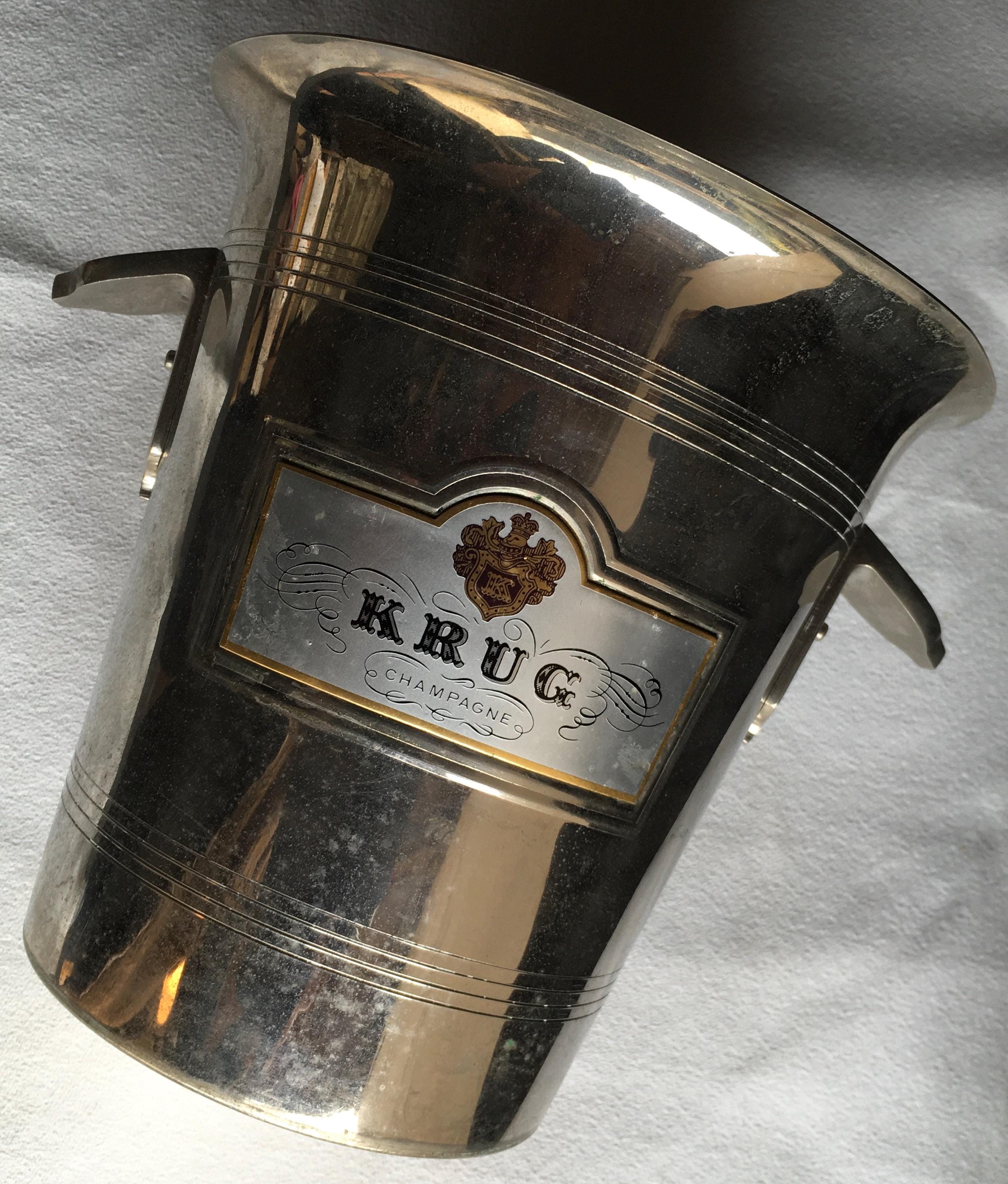 ヴィンテージ KRUG シャンパン クーラー、アイスバケツ、フランス製
