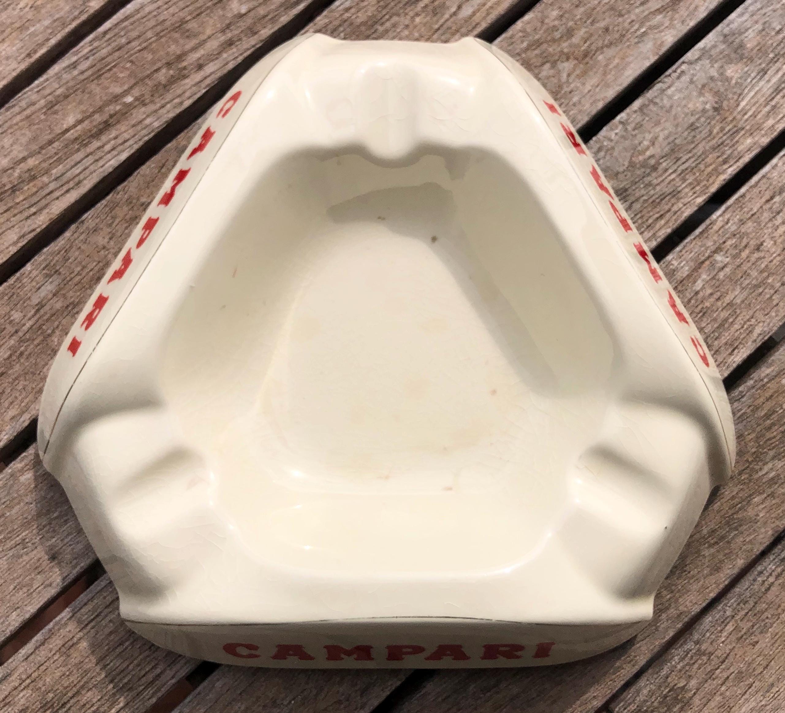 CAMPARI ／ カンパリ　シガー・アッシュトレイ　灰皿　ビンテージ CAMPARI Ashtray, Ash Tray. 1960's. in Very Near Perfect