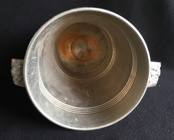 1930年代のフランス製アンティークシャンパンクーラー、アイス