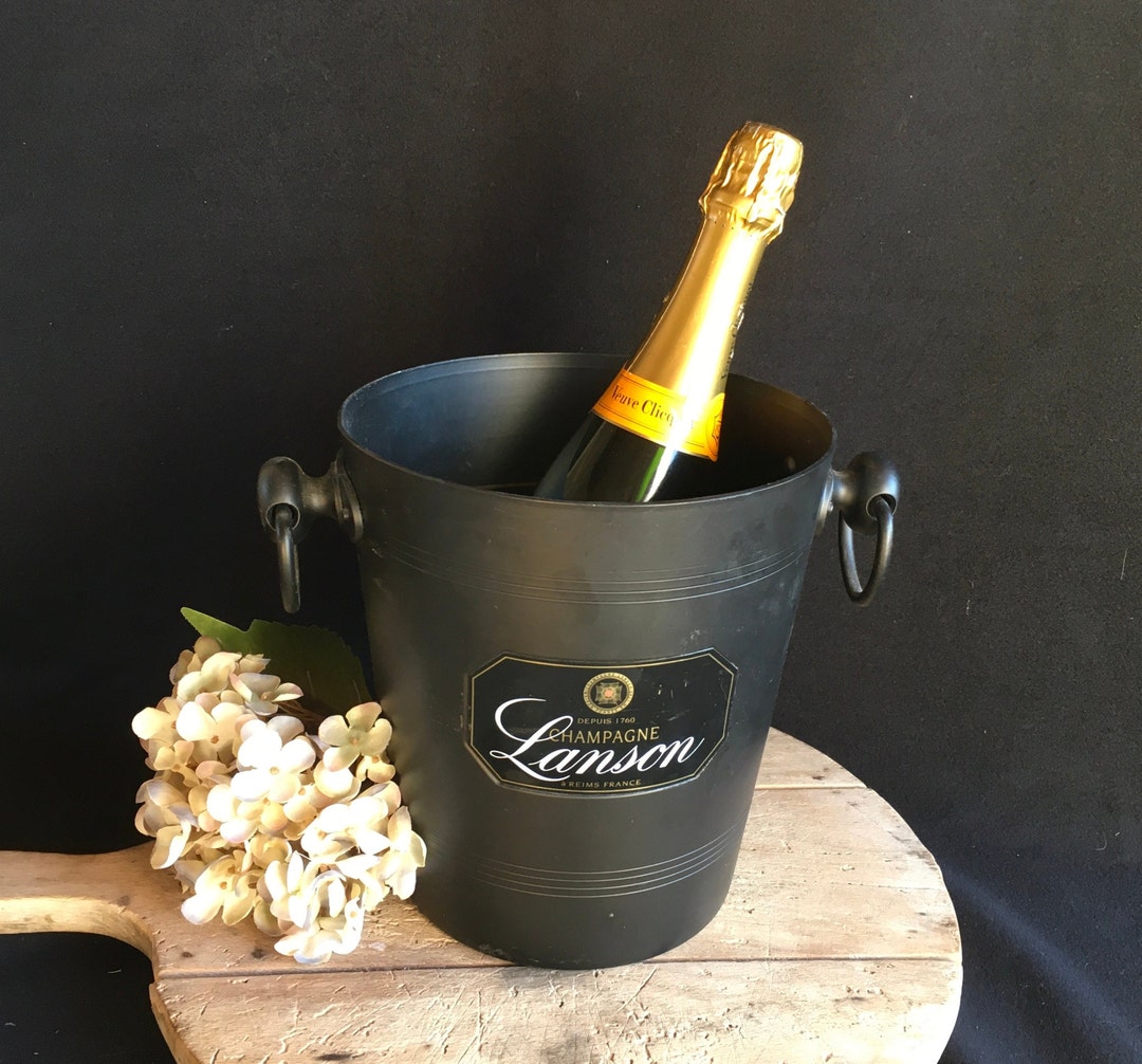 Vintage LANSON Champagne Bucket Cooler Ice Bucket. Lovely Etsy