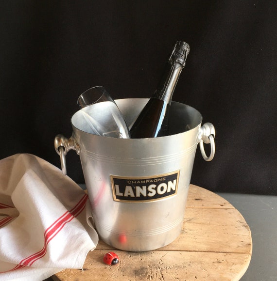 Vintage LANSON Champagne Cooler Ice Bucket Wine Cooler. Etsy