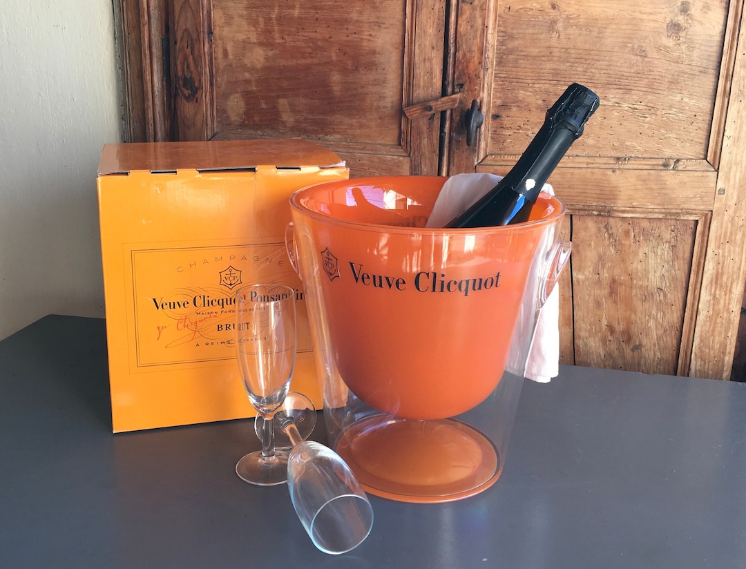 A vintage Veuve Clicquot champagne bucket