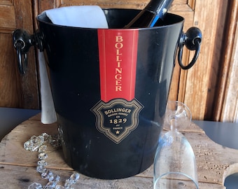 本物のヴィンテージBOLLINGERシャンパンクーラー、アイスバケツ