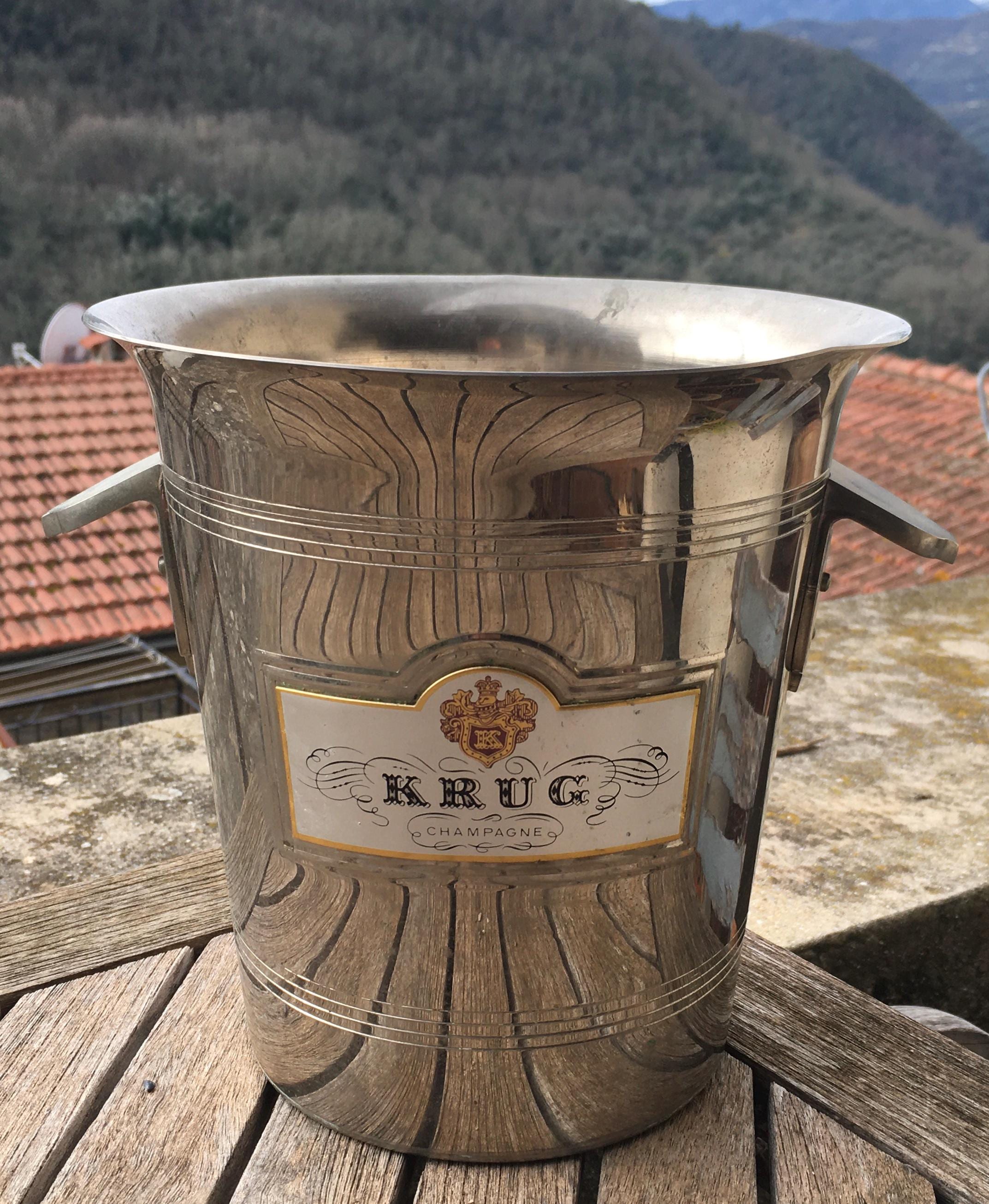 ヴィンテージ KRUG シャンパン クーラー、アイスバケツ、フランス製