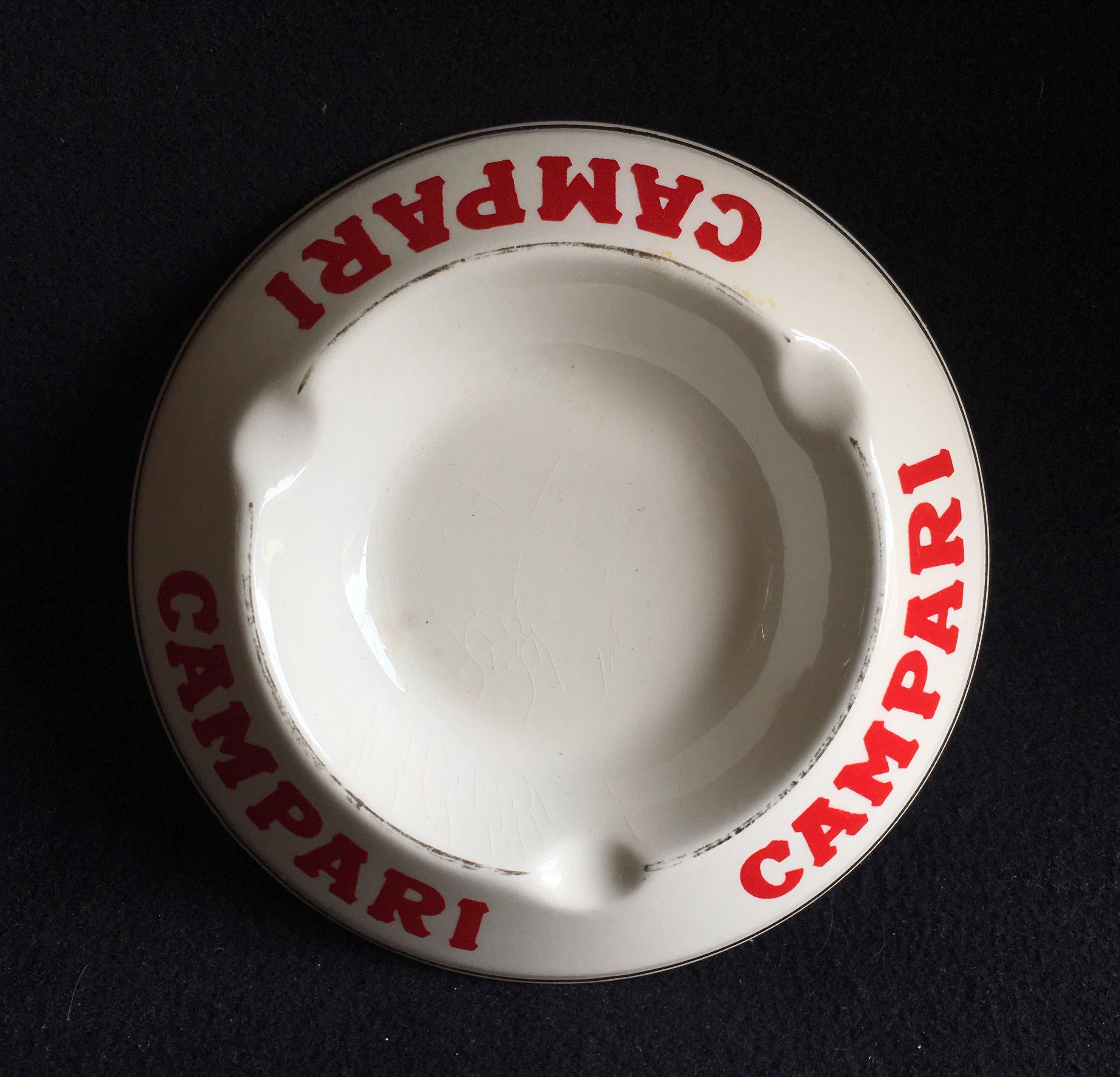 CAMPARI ／ カンパリ　シガー・アッシュトレイ　灰皿　ビンテージ Campari ashtray - Etsy 日本