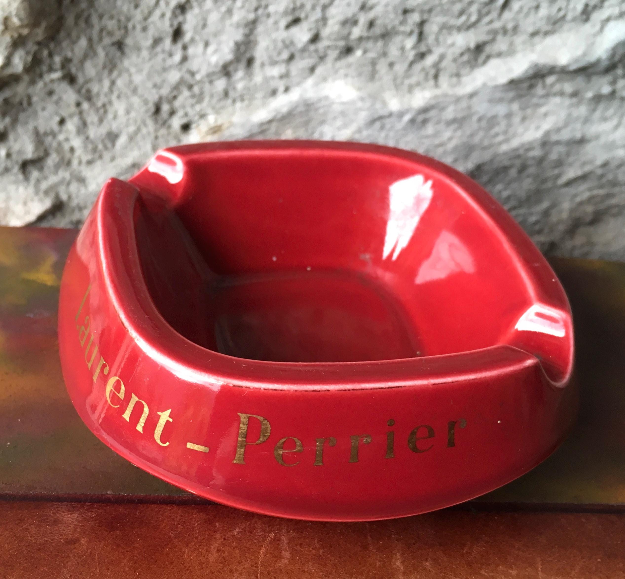 Fabulous Vintage French “LAURENT PERRIER” Ashtray, Man Cave, Man