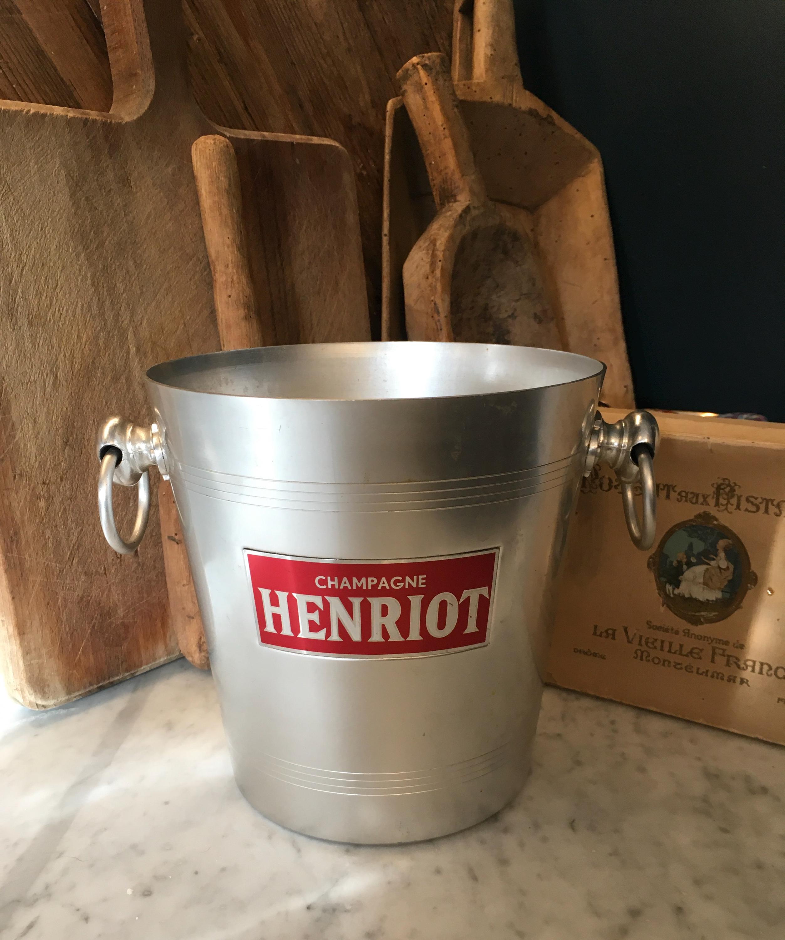 Seau Henriot à champagne - élégance vintage