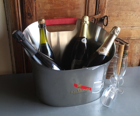 G.H.MUMM CHAMPAGNE Multi Bottle, Double Magnum Size, Champagne Cooler, Ice  Bucket. Fantastic Condition and VERY Shiny 