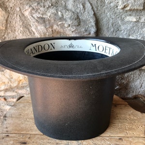 MOET & CHANDON Champán francés vintage, enfriador de vino, cubitera, en forma de sombrero de copa. imagen 4