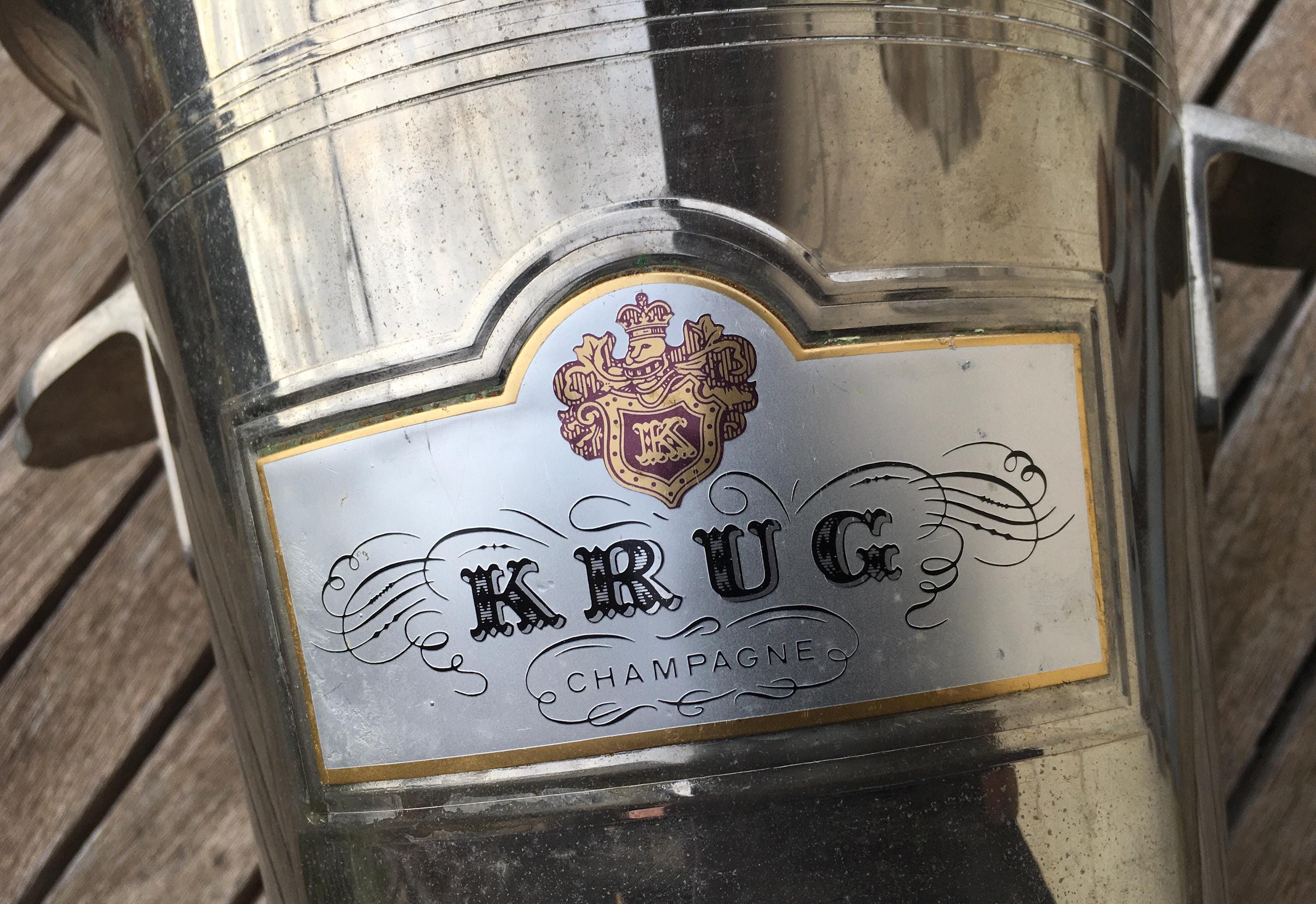 クリュグ　シャンパンクーラー ヴィンテージ KRUG シャンパン クーラー、アイスバケツ、フランス製