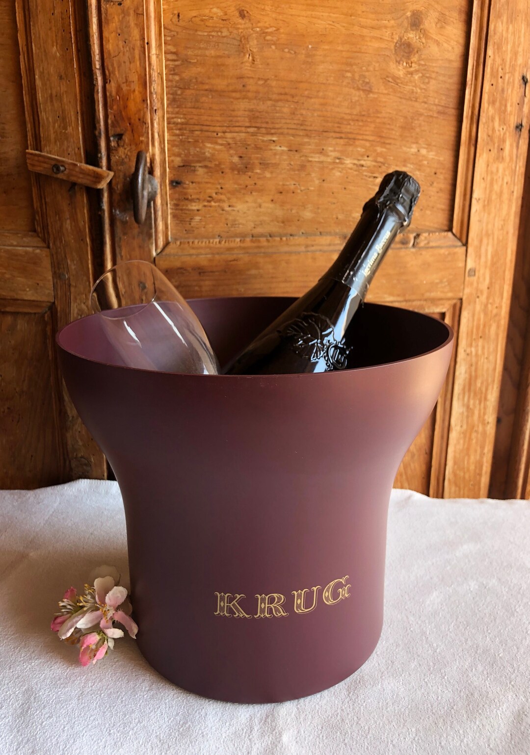 KRUG Champagne Cooler Wine Cooler Ice Bucket. Vintage but Etsy