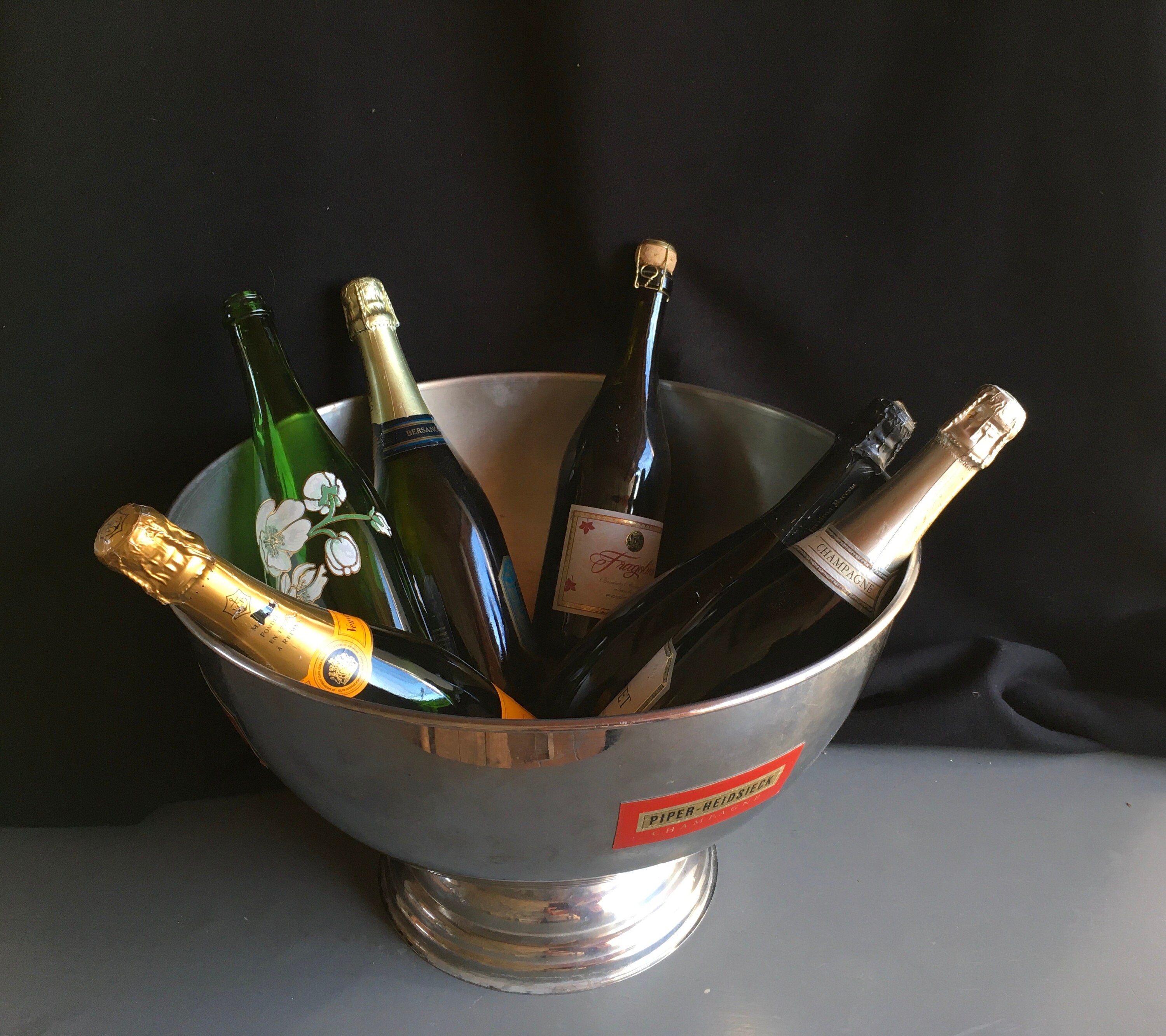 Millésime Piper - Heidsieck Multi Bouteille/Triple Magnum Taille Seau à Champagne, Refroidisseur de