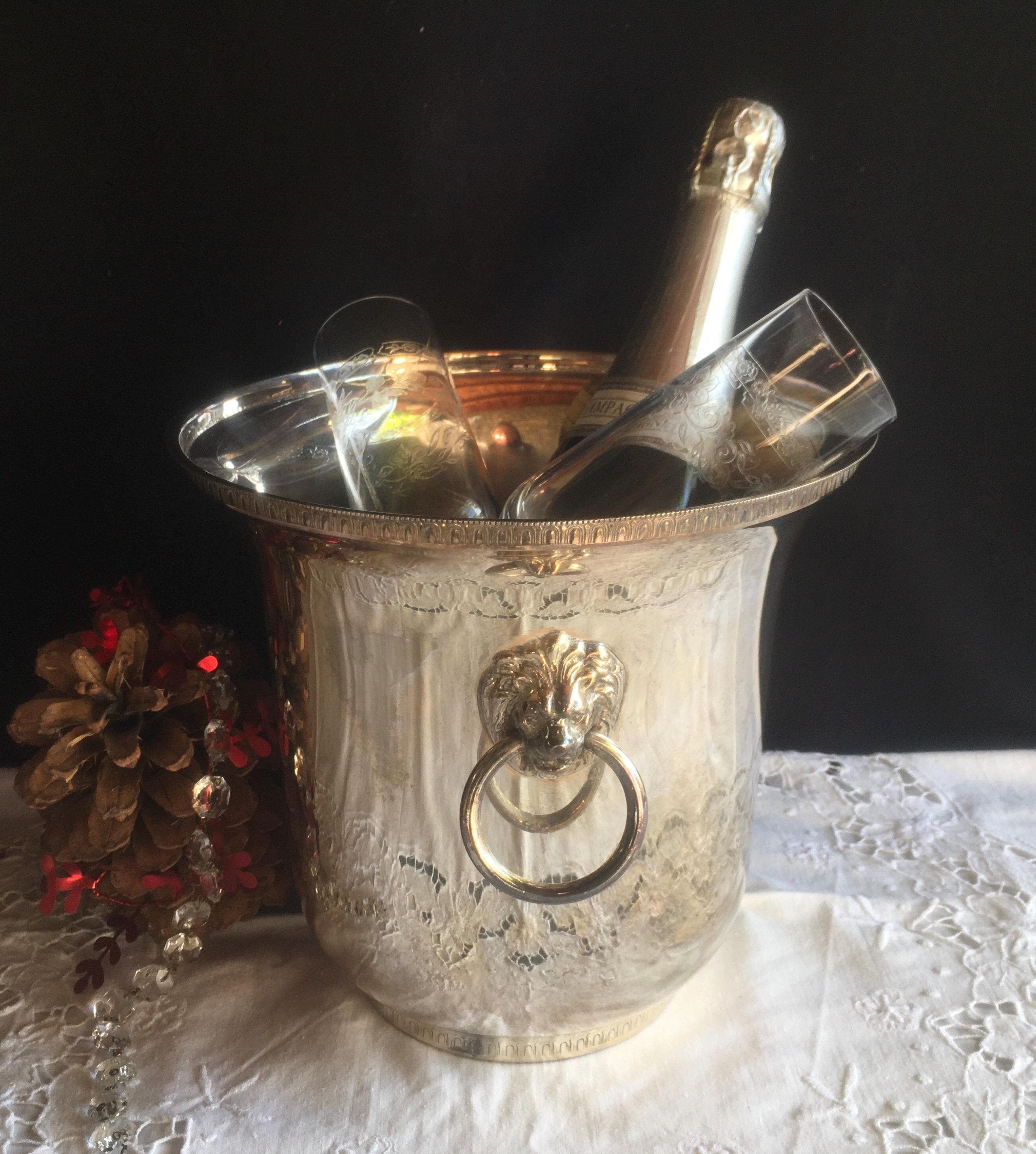 Lion Head Ice Bucket - Etsy