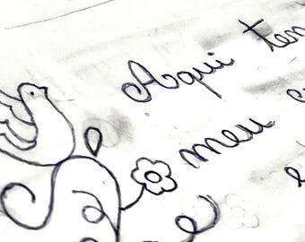 Motif de broderie Lenço dos Namorados – Art populaire portugais (Modèle PDF)