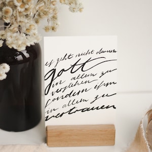 Karte "vertrauen" | A6 | Ermutigung | christliche Zitate und Sprüche