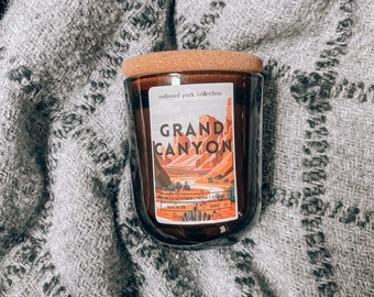 Grand Canyon National Park Candle Gift for Hiker National Park Gift for Best Friend Outdoorsy Gift Grand Canyon Candle for Nature Lover