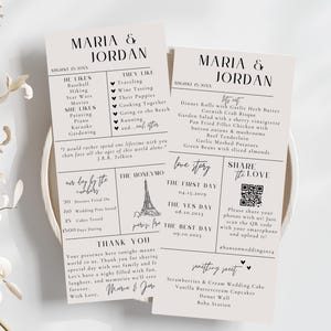 Fun Fact Hochzeit Menü Infografik Qr Code Hochzeitsfoto Teilen Karte Infografik Timeline Geschichte Teilen Die Liebe Qr Code Sofort Download