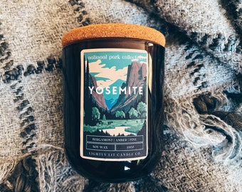 Vela del Parque Nacional de Yosemite: aroma a pino, ámbar y bergamota - 283 g