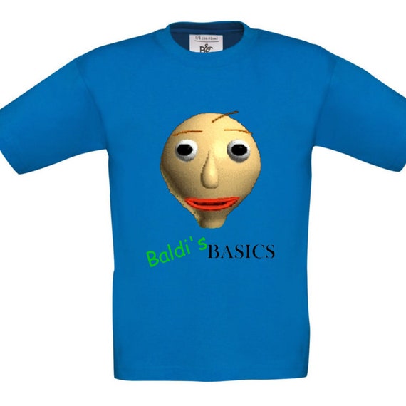 Kids T Shirt Inspired By The Game Baldi S Basics Etsy - baldi shirt roblox free