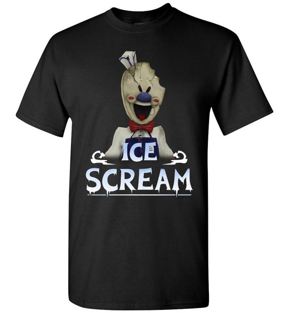 Kids T Shirt Inspired By The Mobile Game Ice Scream With Rod Etsy Kids T Shirt Inspired By The Mobile Game Ice Scream With Rod Etsy