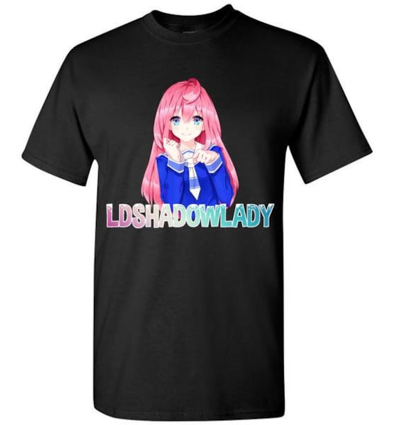 Kids T Shirt Inspired By The Youtuber Ldshadowlady Etsy - kids roblox t shirt boys girls tee roblox t shirt top gamer etsy