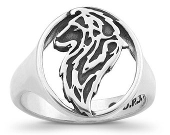 Shetland Sheepdog Ring Jewelry Gifts and Accessories in Sterling Silver