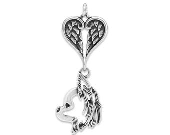 Customized Long Haired Chihuahua Memorial