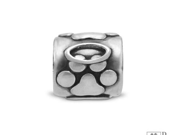 Sterling Silver I Believe in Angels Bead