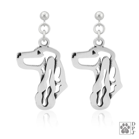 English Cocker Spaniel Earrings in Sterling Silver Head Etsy Ireland