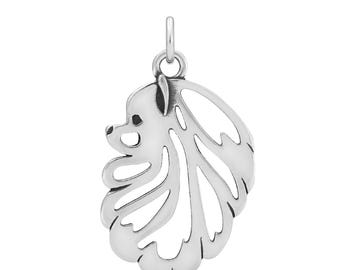 Pommeren ketting in sterlingzilver