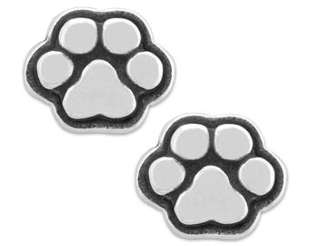 Paw Print Stud Earrings, Pint-Sized Paws