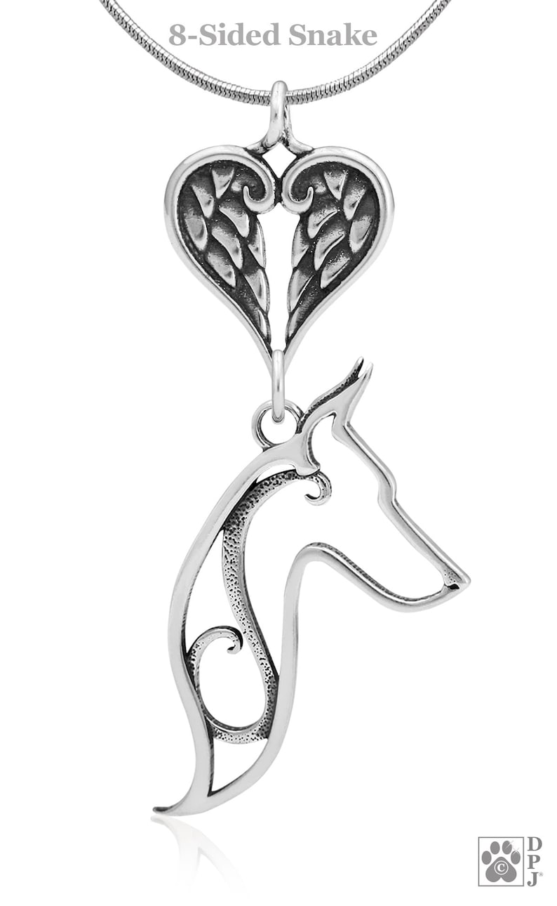 Bonyak Jewelry Sterling Silver Rhodium-Plated Miniature Pinscher Disc Charm Bonyak Jewelry Sterling Silver Rhodium-Plated Miniature Pinscher Disc Charm