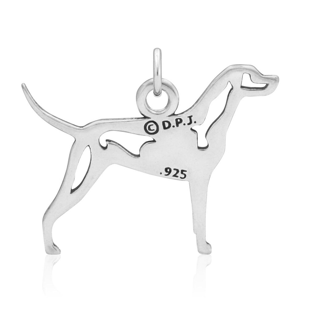 Collana Dalmata DAYLINLOVE In Argento Sterling 925 - Ciondolo Cuore Con Cane, Regalo Per Amanti Dei Dalmati
