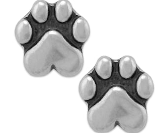 Paw Print Post Earrings, Mini Speak to the Paw
