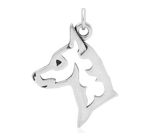 ミニチュアピンシャージュエリー スターリングシルバー ハンドメイド