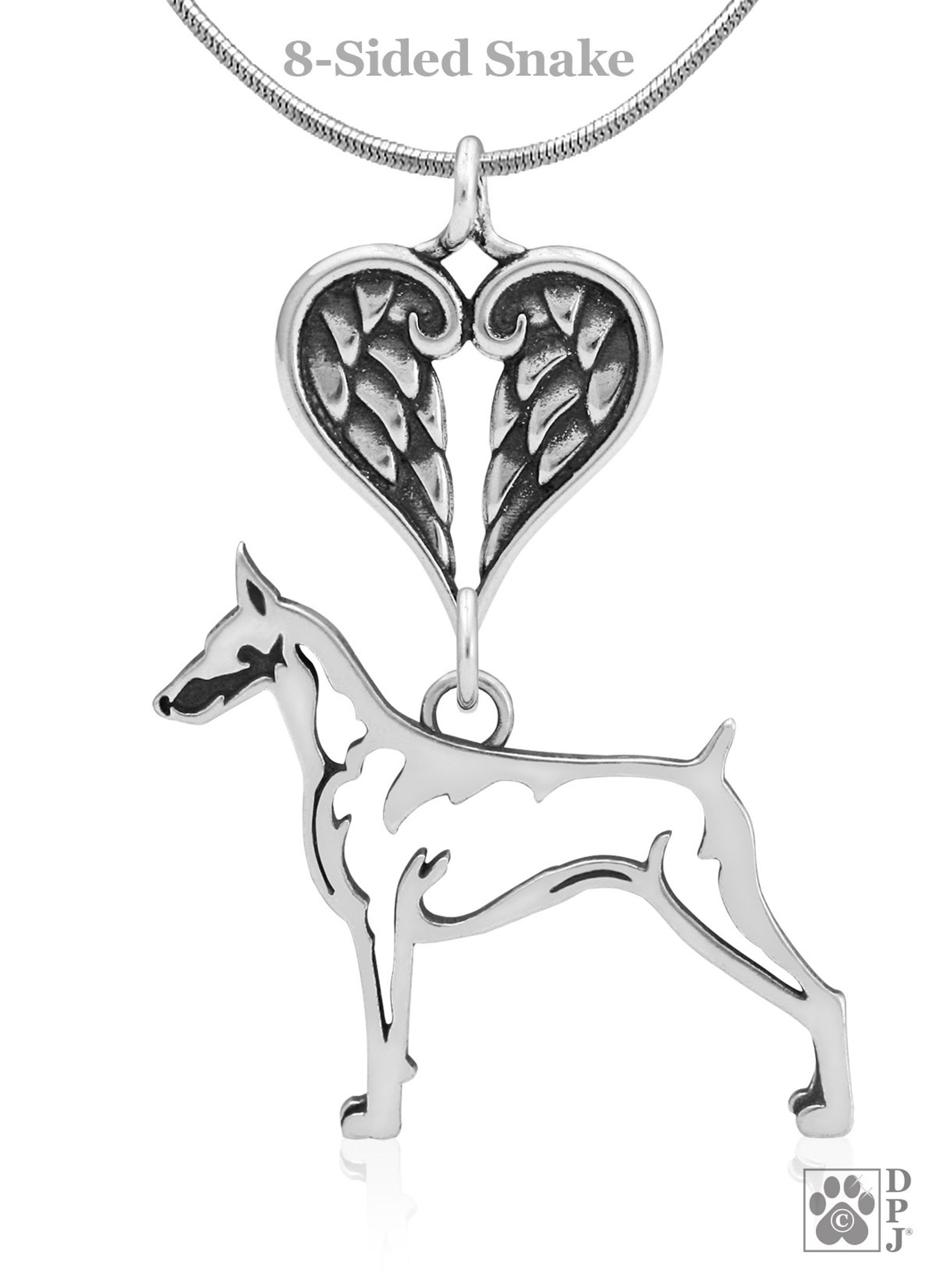 Dog Pandora Charm Sterling Silver Doberman Bracelet Silver Lucy