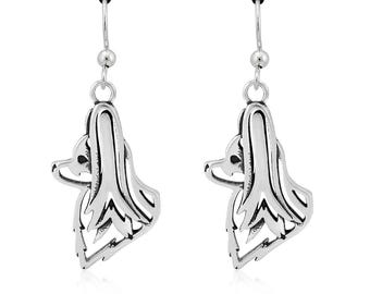 Orecchini Papillon in argento sterling