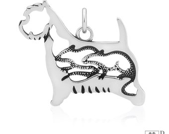 Sterlingzilver West Highland White Terrier ketting sieraden