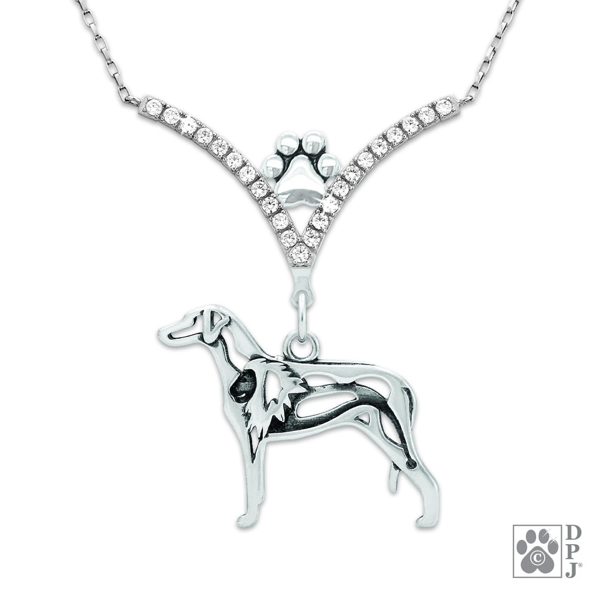 Cubic Zirconia Rhodesian Ridgeback Jewelry