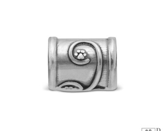 Sterling Silver Journey Paws Bead