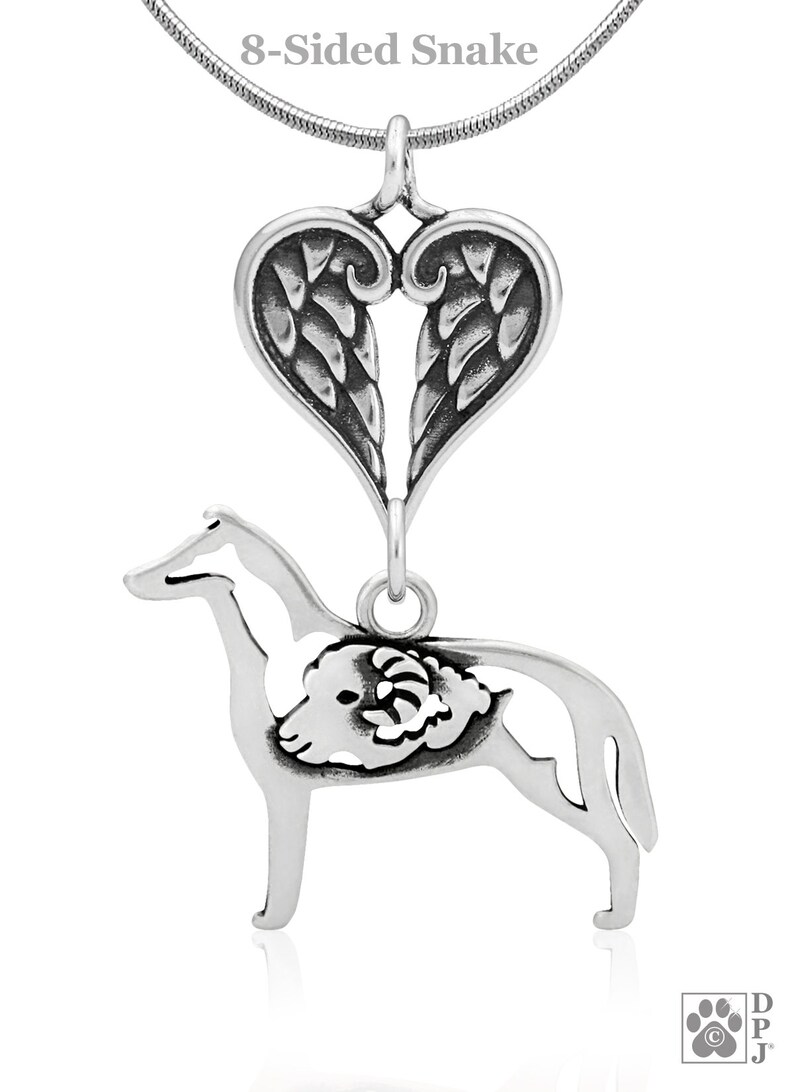 w/Ram in Body Sterling Silver Smooth Coat Collie Pendant w/Ram in Body Sterling Silver Smooth Coat Collie Pendant