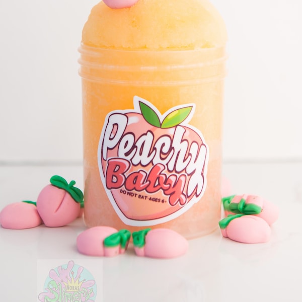 Peachy Baby ICEE CLOUD fluffy SLIME