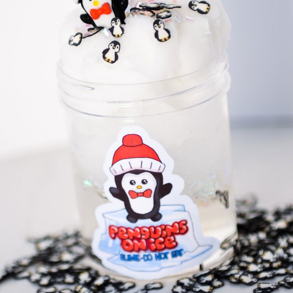 Penguins on Ice CLEAR FLOAT SLIME